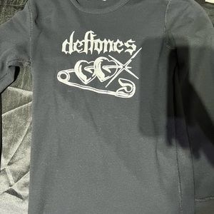 deftones fitted long sleeve